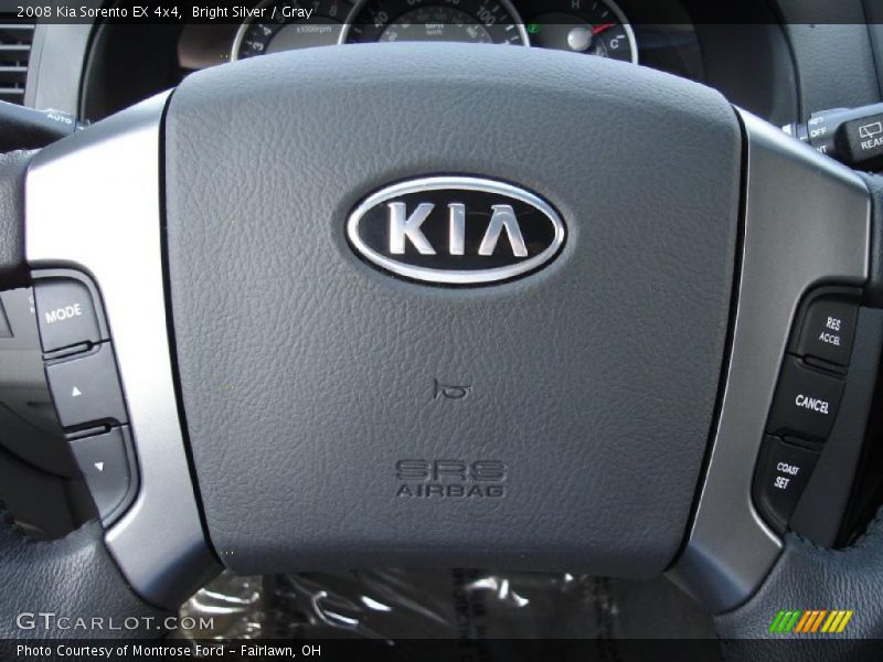 Bright Silver / Gray 2008 Kia Sorento EX 4x4