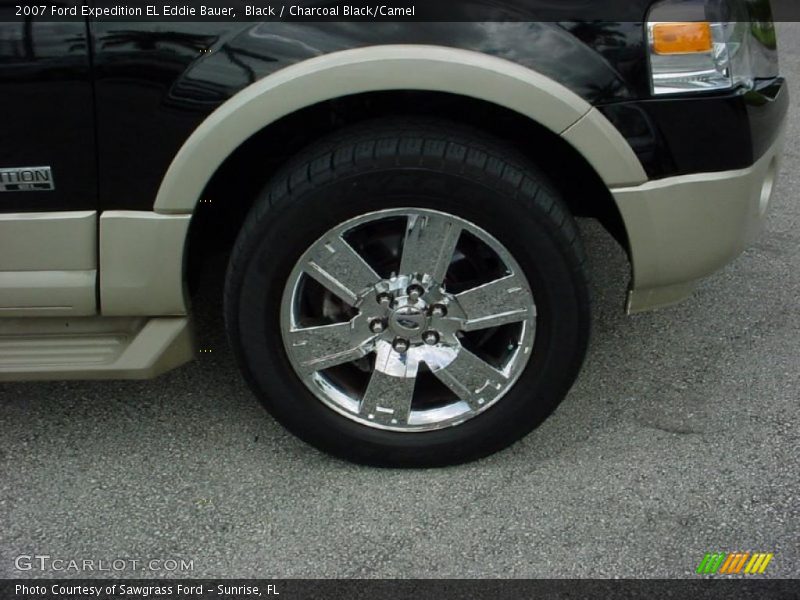 Black / Charcoal Black/Camel 2007 Ford Expedition EL Eddie Bauer
