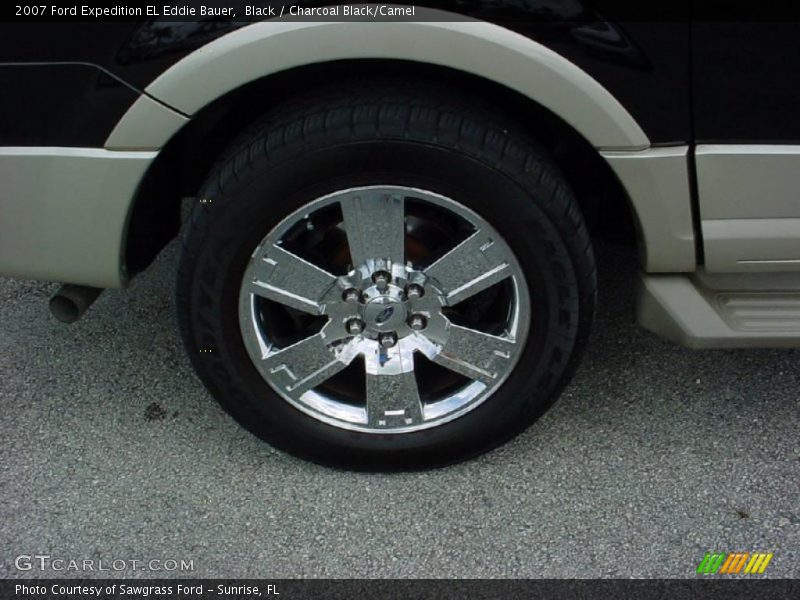 Black / Charcoal Black/Camel 2007 Ford Expedition EL Eddie Bauer