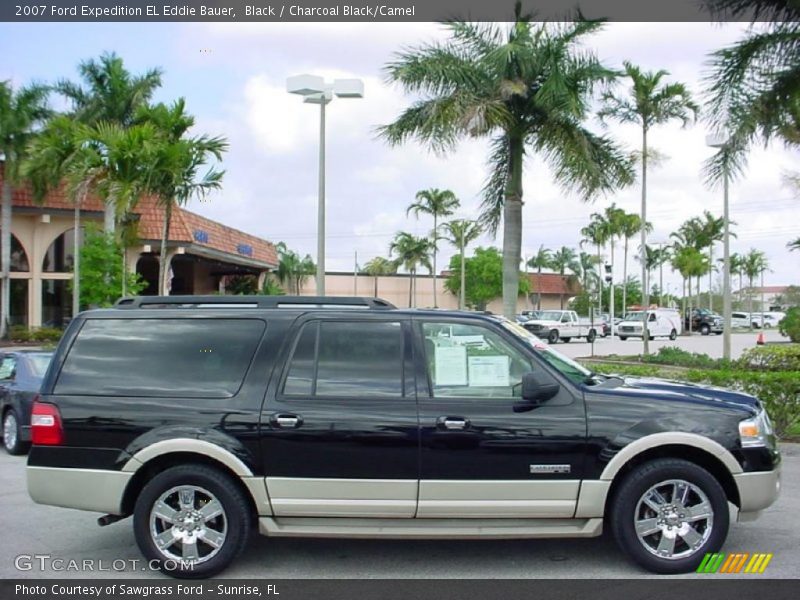 Black / Charcoal Black/Camel 2007 Ford Expedition EL Eddie Bauer
