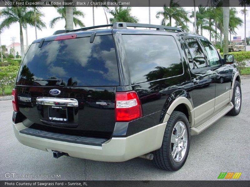 Black / Charcoal Black/Camel 2007 Ford Expedition EL Eddie Bauer
