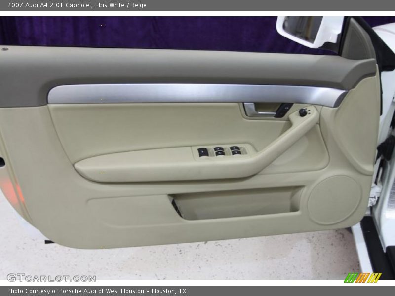 Ibis White / Beige 2007 Audi A4 2.0T Cabriolet