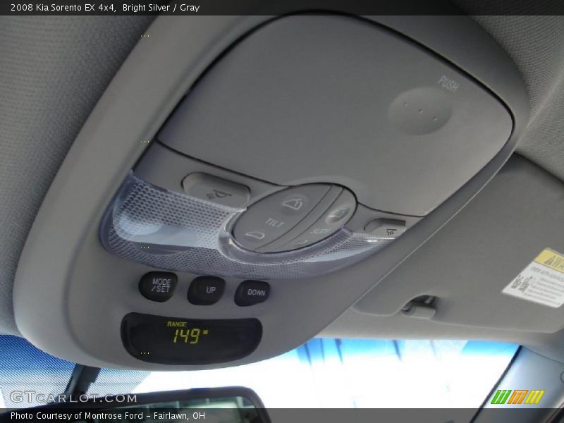 Bright Silver / Gray 2008 Kia Sorento EX 4x4