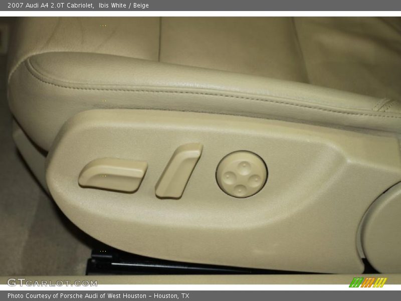 Ibis White / Beige 2007 Audi A4 2.0T Cabriolet