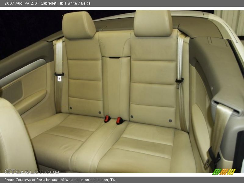 Ibis White / Beige 2007 Audi A4 2.0T Cabriolet
