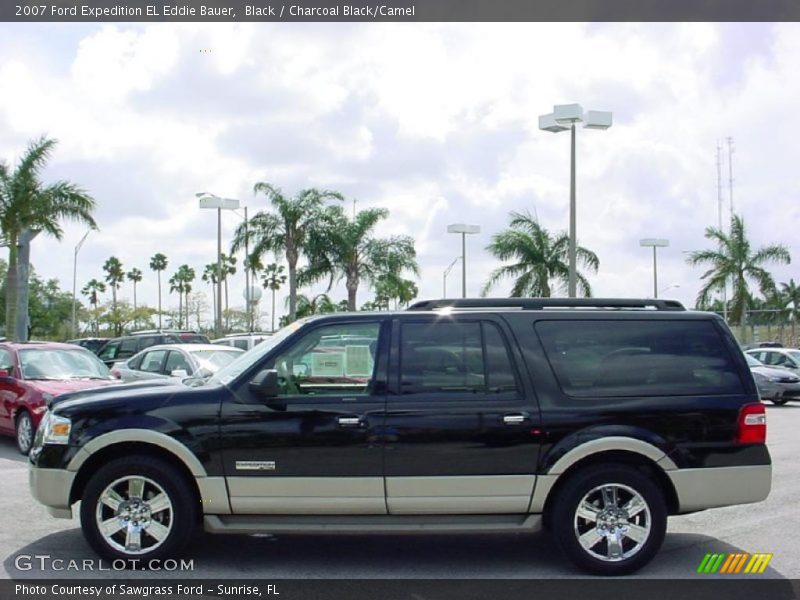 Black / Charcoal Black/Camel 2007 Ford Expedition EL Eddie Bauer