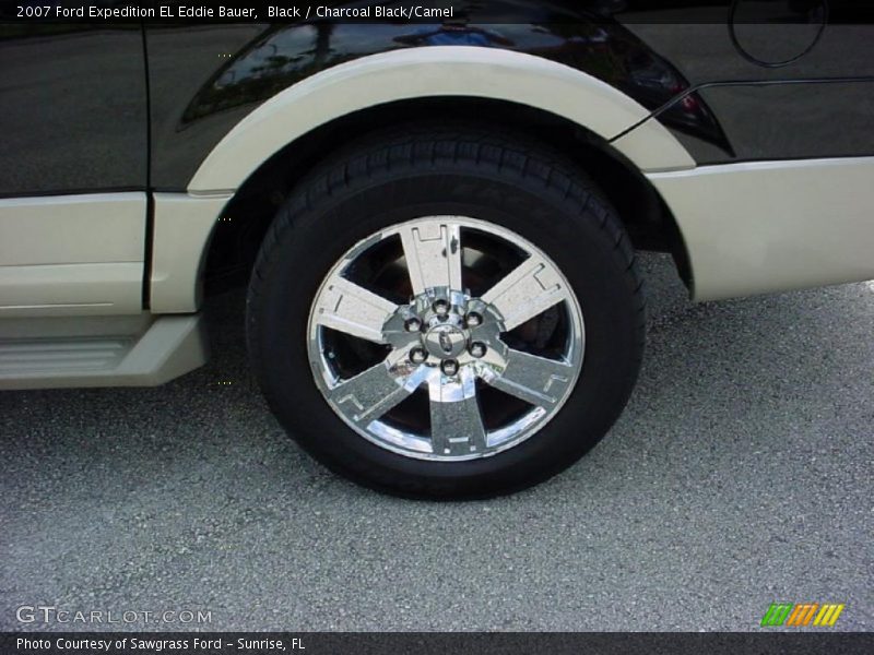 Black / Charcoal Black/Camel 2007 Ford Expedition EL Eddie Bauer