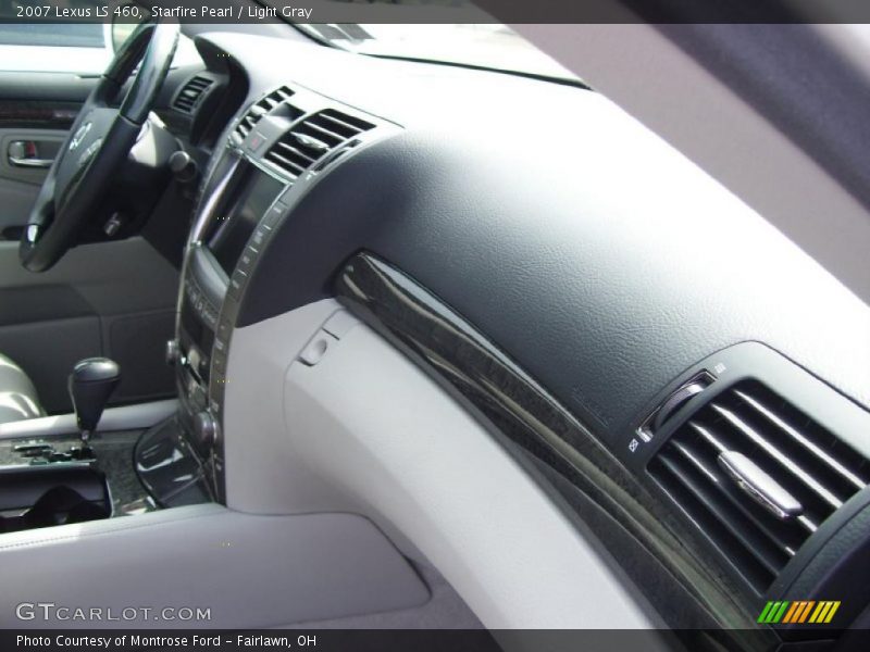 Starfire Pearl / Light Gray 2007 Lexus LS 460