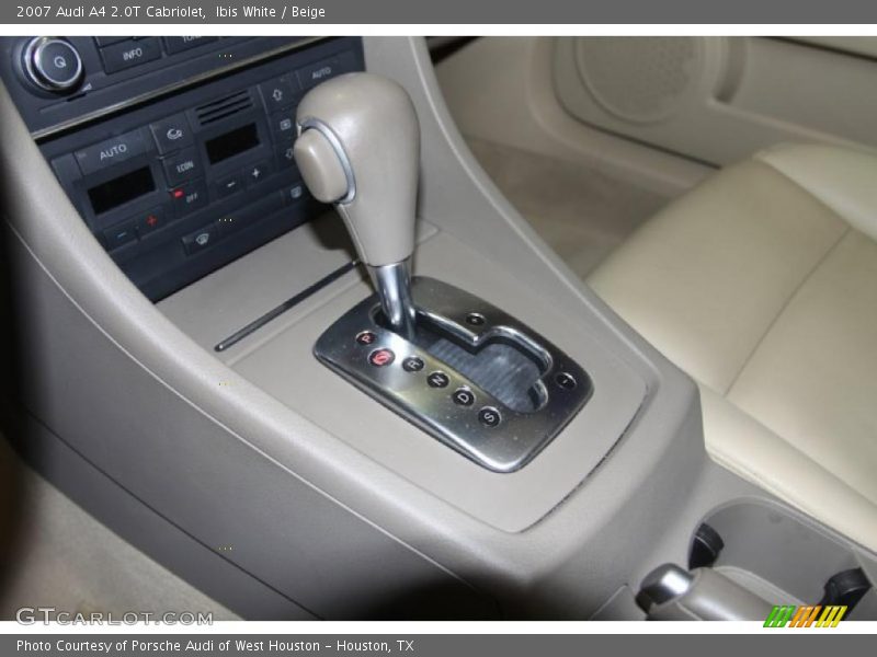 Ibis White / Beige 2007 Audi A4 2.0T Cabriolet