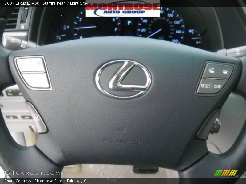 Starfire Pearl / Light Gray 2007 Lexus LS 460