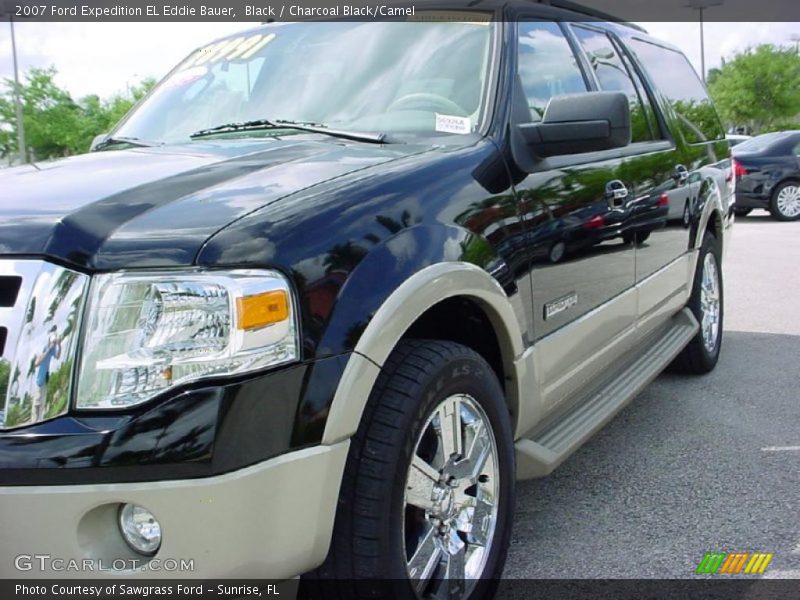 Black / Charcoal Black/Camel 2007 Ford Expedition EL Eddie Bauer