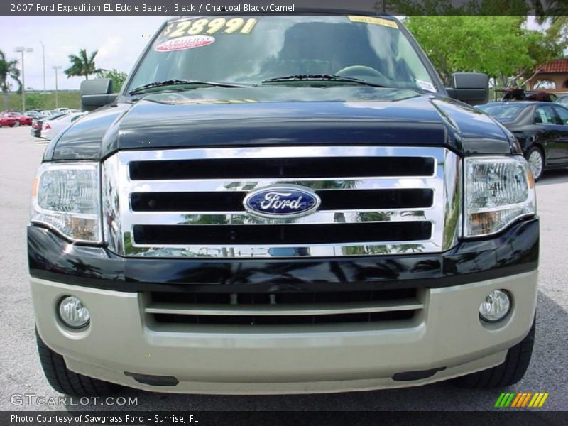 Black / Charcoal Black/Camel 2007 Ford Expedition EL Eddie Bauer
