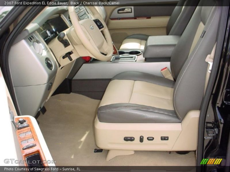 Black / Charcoal Black/Camel 2007 Ford Expedition EL Eddie Bauer