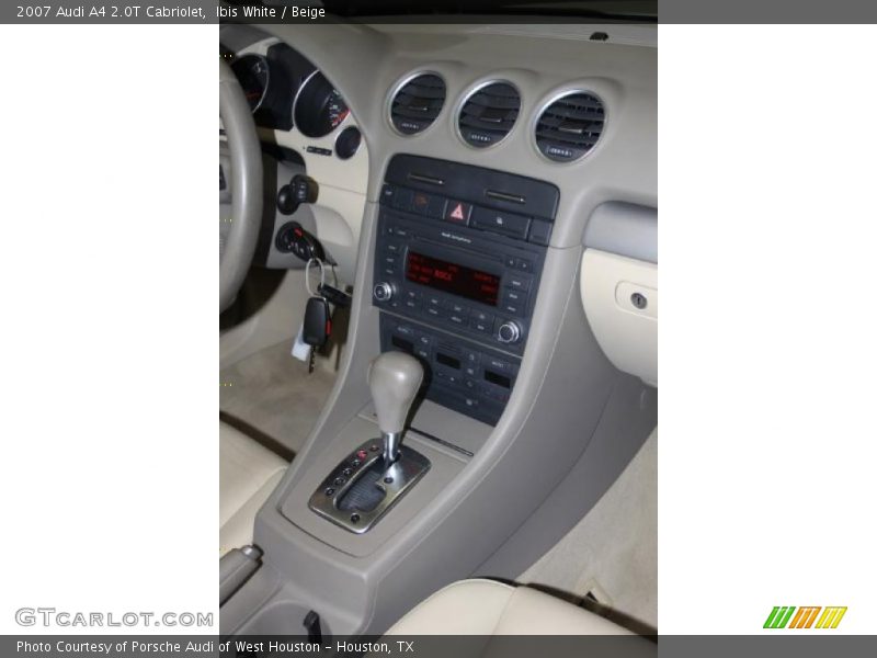 Ibis White / Beige 2007 Audi A4 2.0T Cabriolet