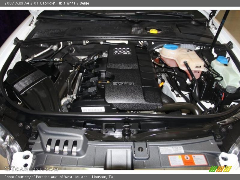 Ibis White / Beige 2007 Audi A4 2.0T Cabriolet
