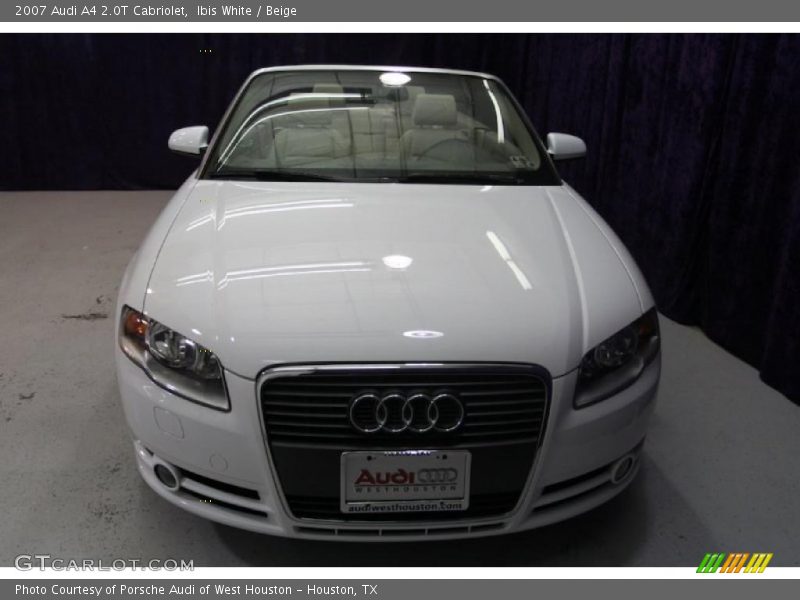 Ibis White / Beige 2007 Audi A4 2.0T Cabriolet