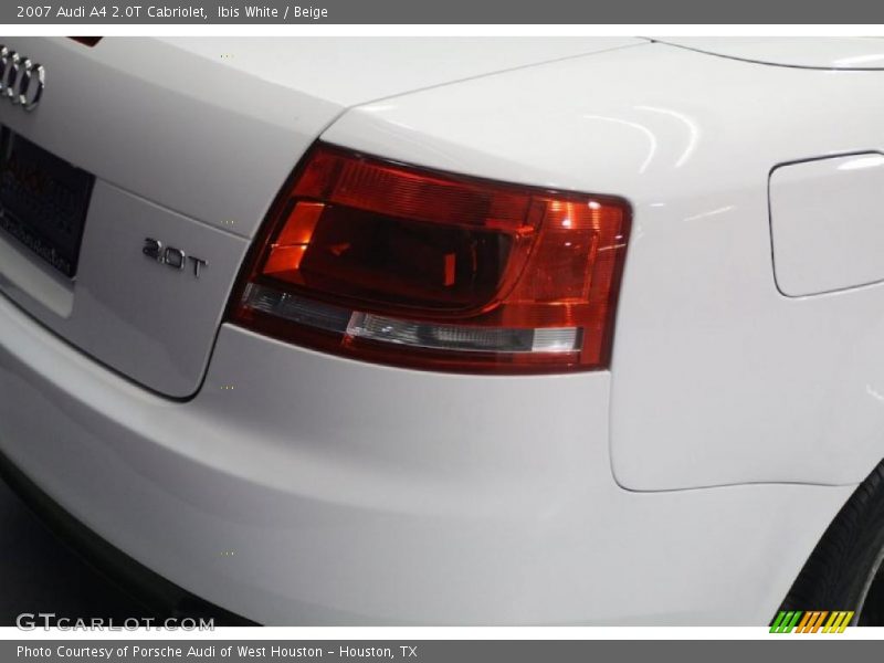 Ibis White / Beige 2007 Audi A4 2.0T Cabriolet