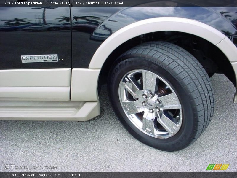 Black / Charcoal Black/Camel 2007 Ford Expedition EL Eddie Bauer