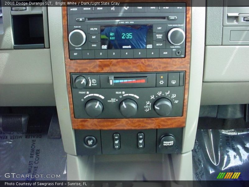 Bright White / Dark/Light Slate Gray 2008 Dodge Durango SLT