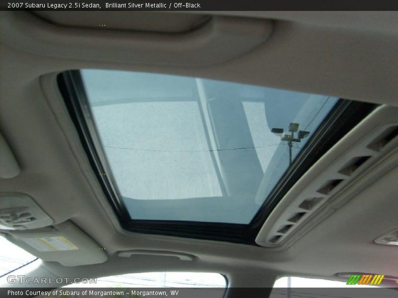 Brilliant Silver Metallic / Off-Black 2007 Subaru Legacy 2.5i Sedan