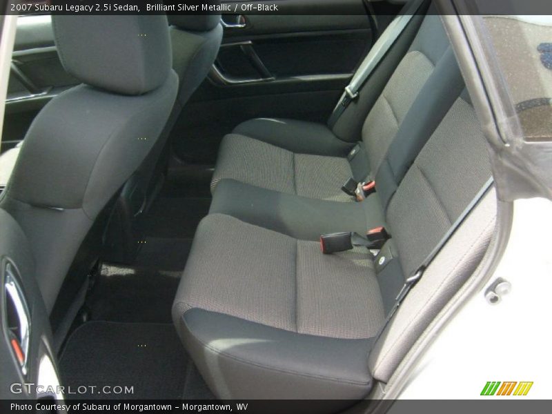 Brilliant Silver Metallic / Off-Black 2007 Subaru Legacy 2.5i Sedan