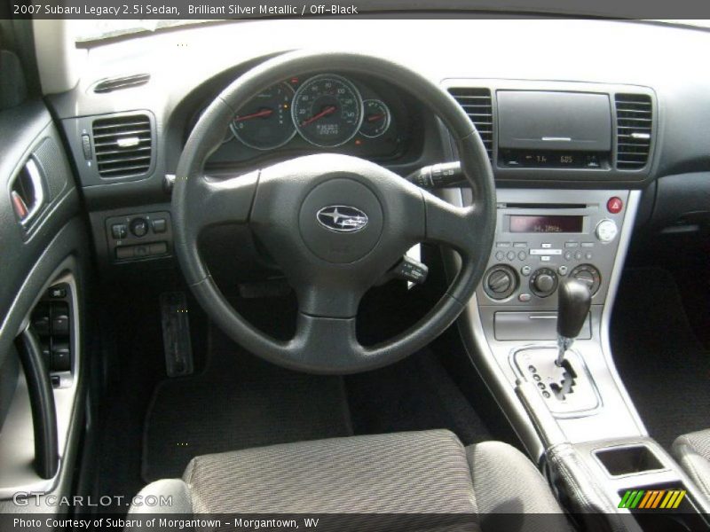 Brilliant Silver Metallic / Off-Black 2007 Subaru Legacy 2.5i Sedan