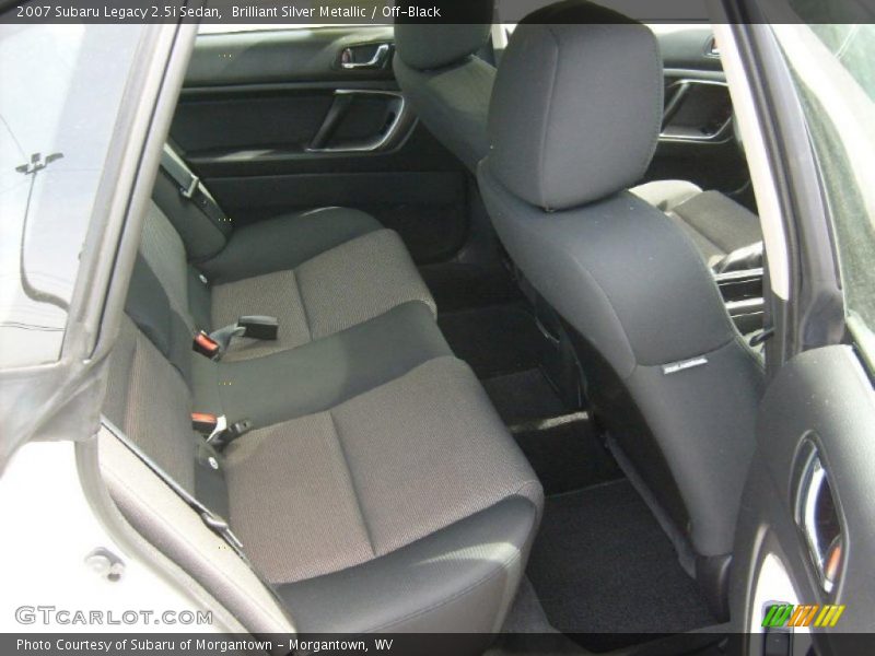 Brilliant Silver Metallic / Off-Black 2007 Subaru Legacy 2.5i Sedan