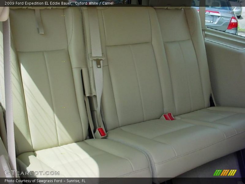Oxford White / Camel 2009 Ford Expedition EL Eddie Bauer