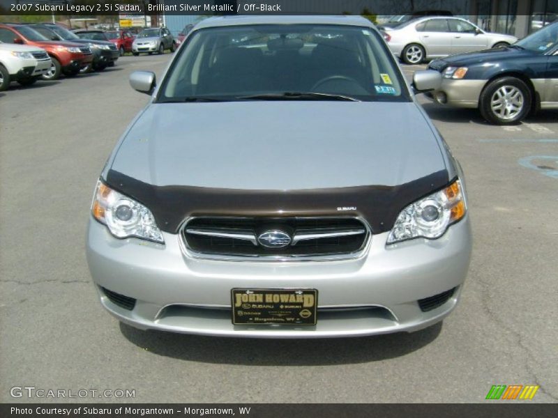 Brilliant Silver Metallic / Off-Black 2007 Subaru Legacy 2.5i Sedan