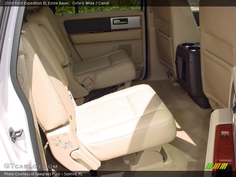 Oxford White / Camel 2009 Ford Expedition EL Eddie Bauer