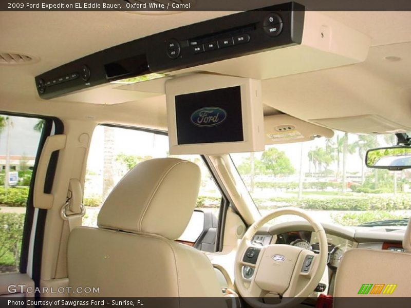 Oxford White / Camel 2009 Ford Expedition EL Eddie Bauer