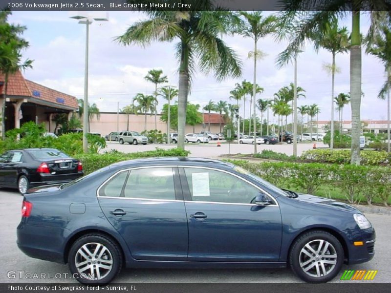 Blue Graphite Metallic / Grey 2006 Volkswagen Jetta 2.5 Sedan