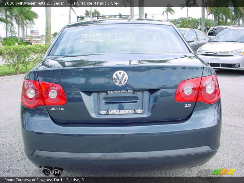 Blue Graphite Metallic / Grey 2006 Volkswagen Jetta 2.5 Sedan