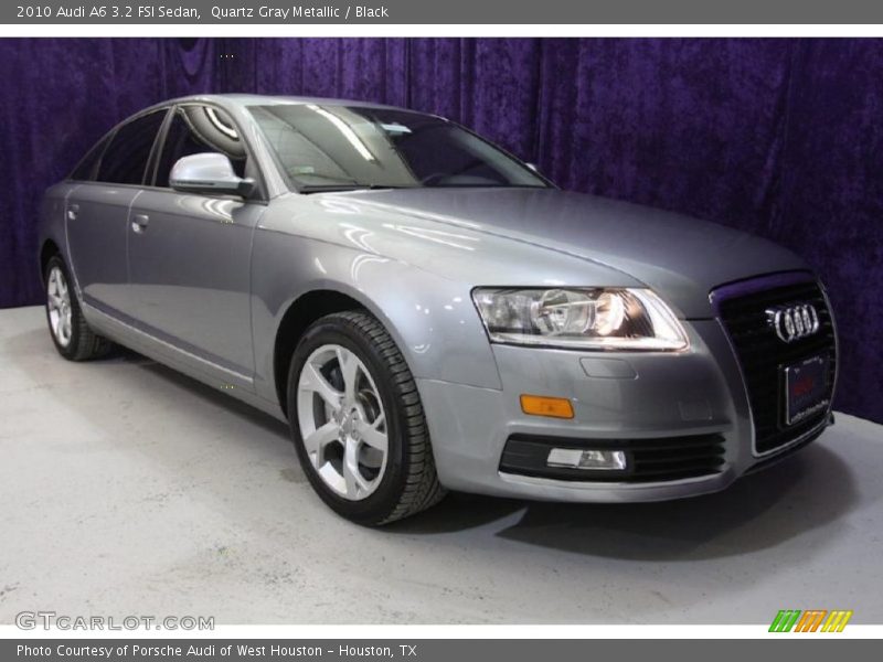 Quartz Gray Metallic / Black 2010 Audi A6 3.2 FSI Sedan