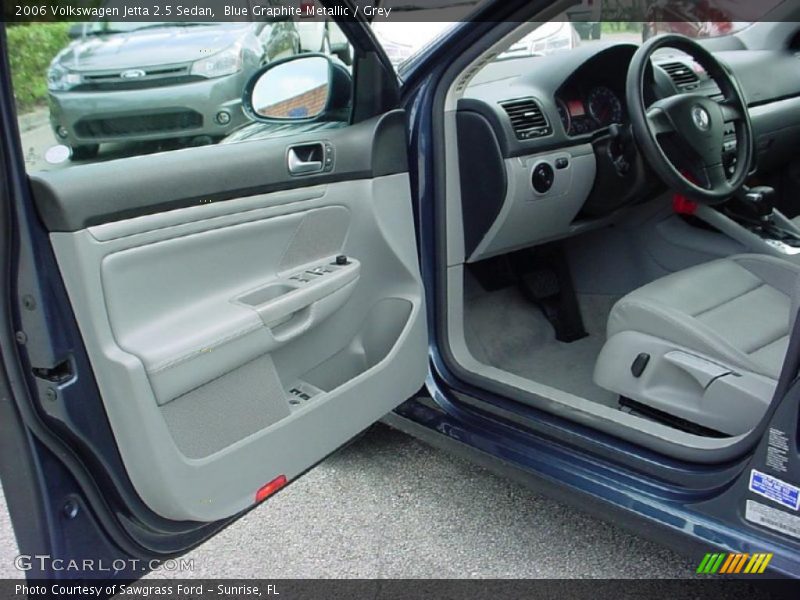 Blue Graphite Metallic / Grey 2006 Volkswagen Jetta 2.5 Sedan