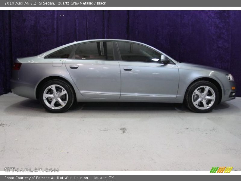 Quartz Gray Metallic / Black 2010 Audi A6 3.2 FSI Sedan
