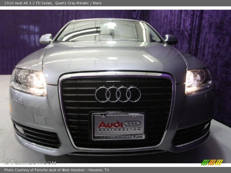 Quartz Gray Metallic / Black 2010 Audi A6 3.2 FSI Sedan