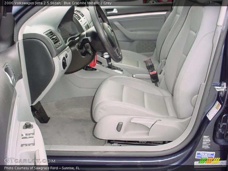 Blue Graphite Metallic / Grey 2006 Volkswagen Jetta 2.5 Sedan