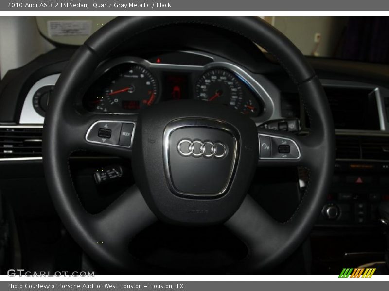 Quartz Gray Metallic / Black 2010 Audi A6 3.2 FSI Sedan