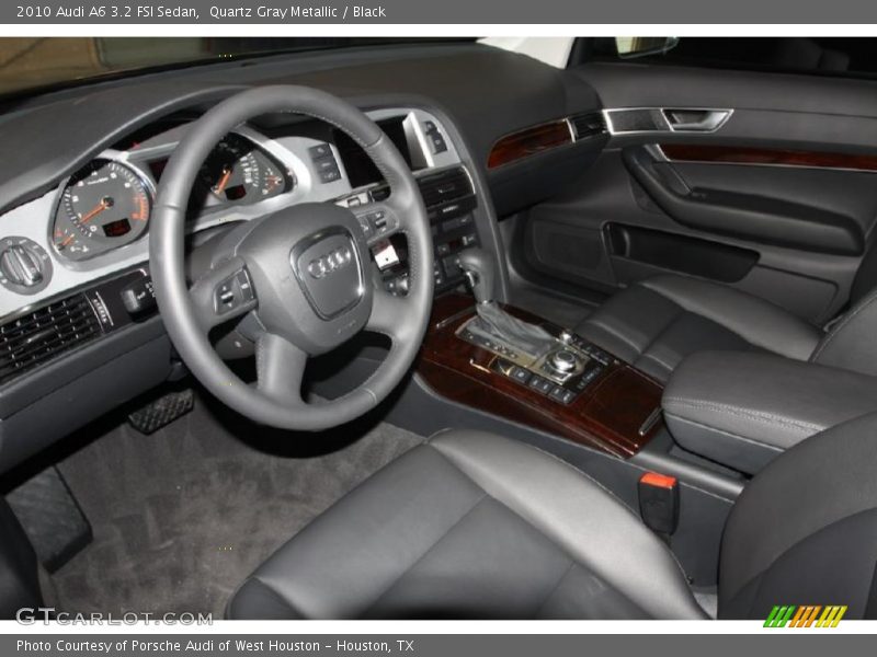 Quartz Gray Metallic / Black 2010 Audi A6 3.2 FSI Sedan