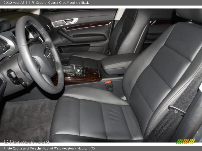 Quartz Gray Metallic / Black 2010 Audi A6 3.2 FSI Sedan