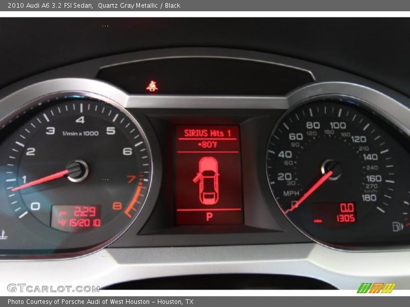 Quartz Gray Metallic / Black 2010 Audi A6 3.2 FSI Sedan