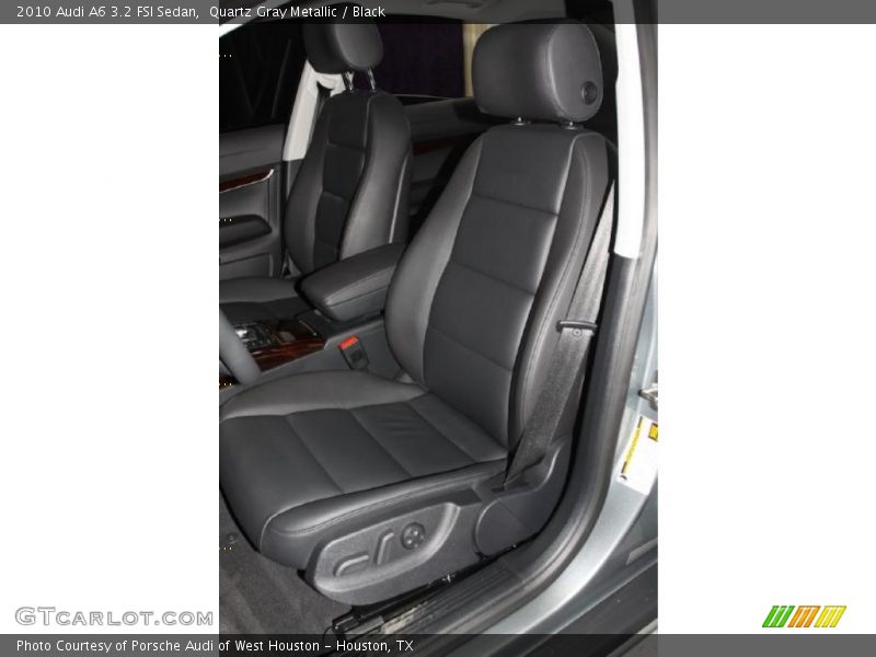 Quartz Gray Metallic / Black 2010 Audi A6 3.2 FSI Sedan