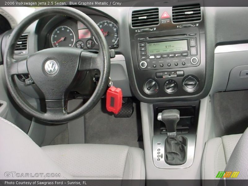 Blue Graphite Metallic / Grey 2006 Volkswagen Jetta 2.5 Sedan