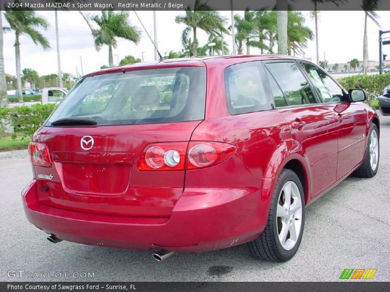 Redfire Metallic / Beige 2004 Mazda MAZDA6 s Sport Wagon