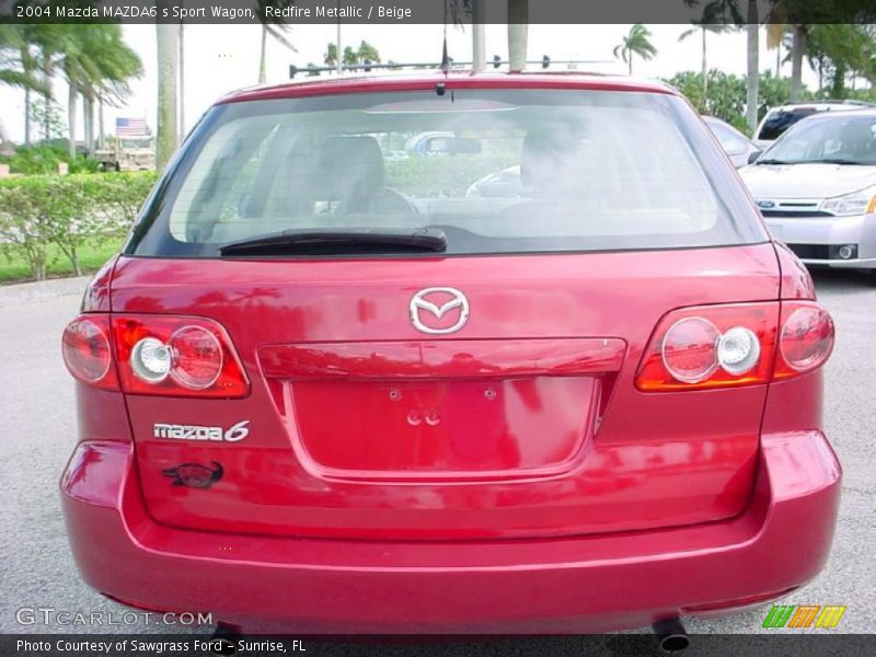 Redfire Metallic / Beige 2004 Mazda MAZDA6 s Sport Wagon