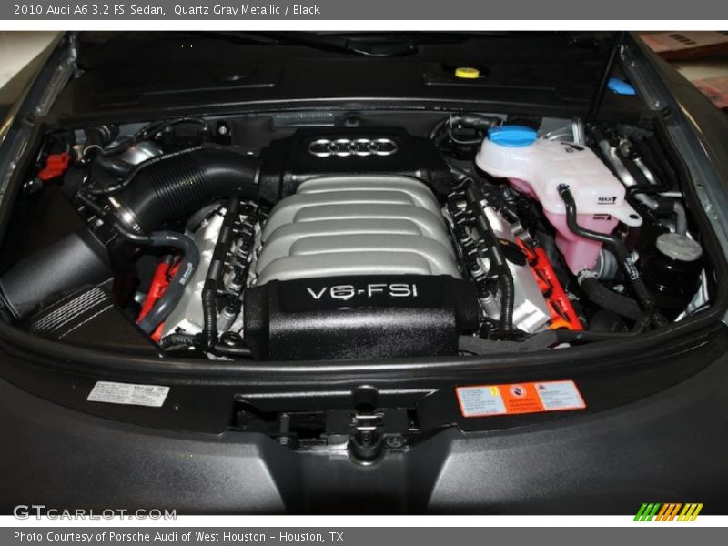 Quartz Gray Metallic / Black 2010 Audi A6 3.2 FSI Sedan