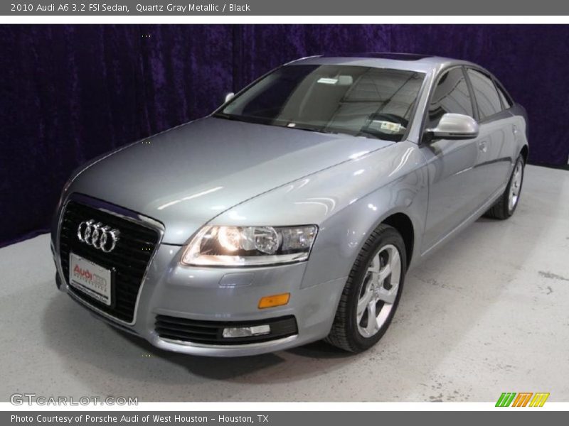 Quartz Gray Metallic / Black 2010 Audi A6 3.2 FSI Sedan