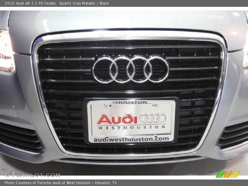 Quartz Gray Metallic / Black 2010 Audi A6 3.2 FSI Sedan