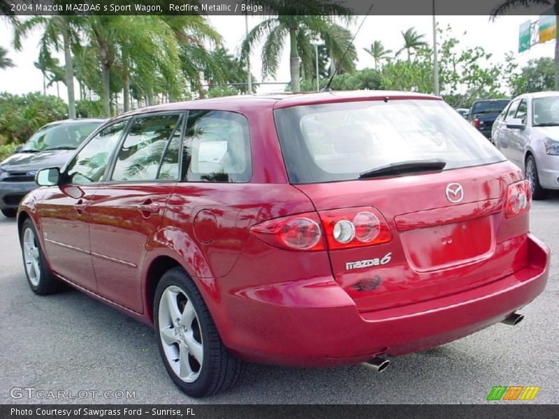 Redfire Metallic / Beige 2004 Mazda MAZDA6 s Sport Wagon